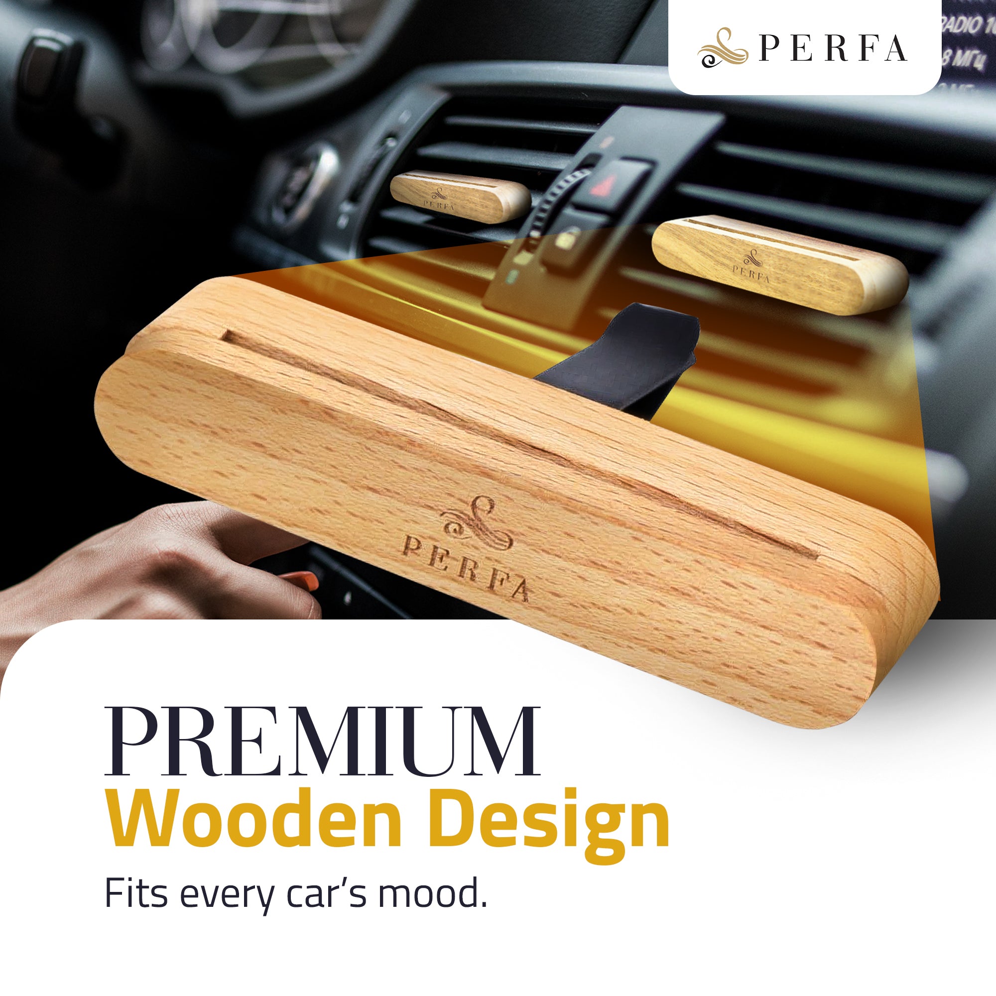 PROUD | Vent Clip Car Air Freshener (Box of 7 Scents)