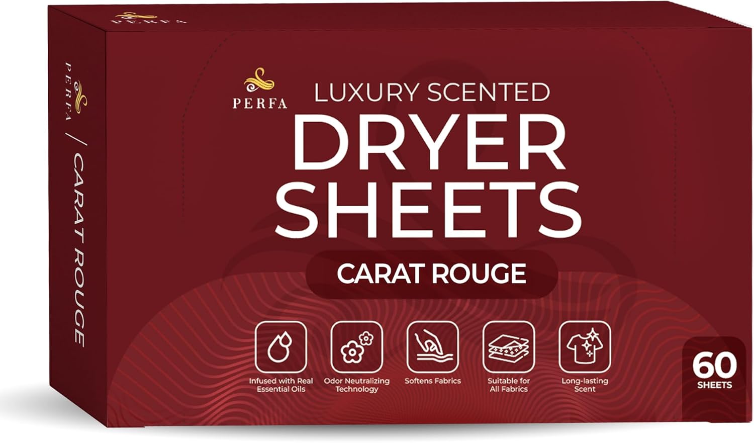 Dryer Sheets Carat Rouge Scent