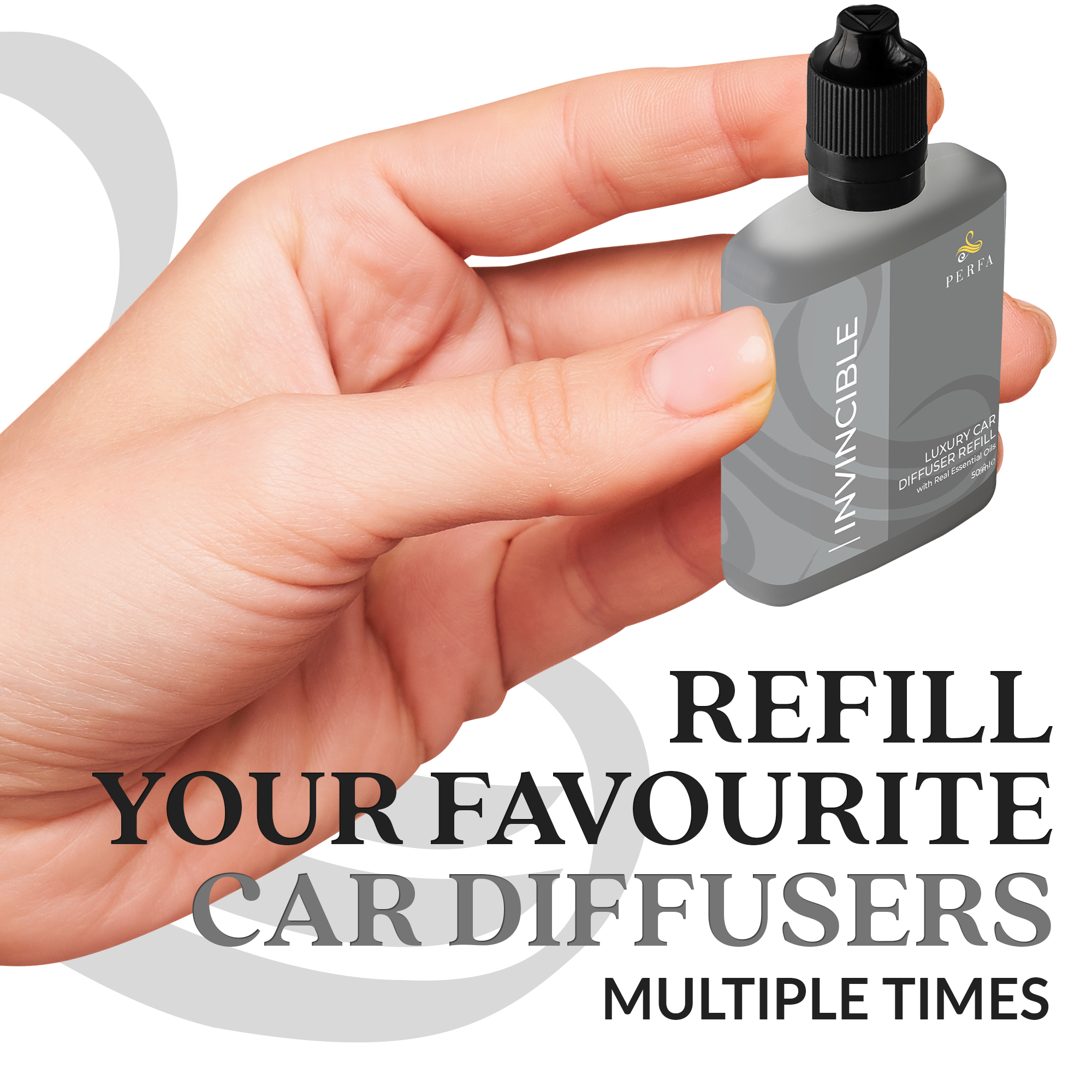 INVINCIBLE | CAR DIFFUSER REFILL 50ML