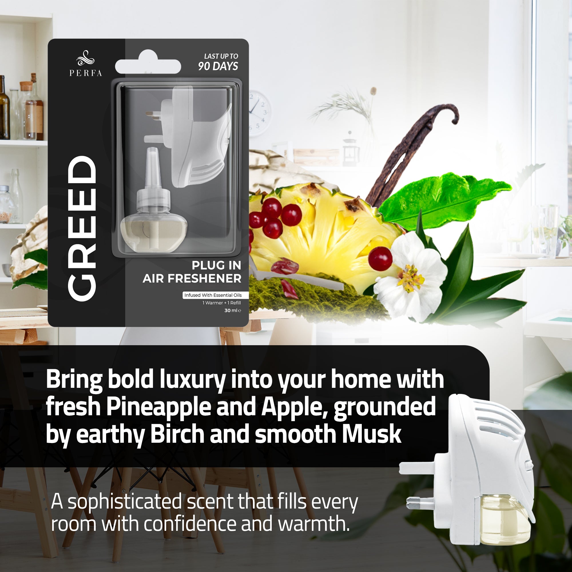 Greed Plug In Air Freshener (30ml)