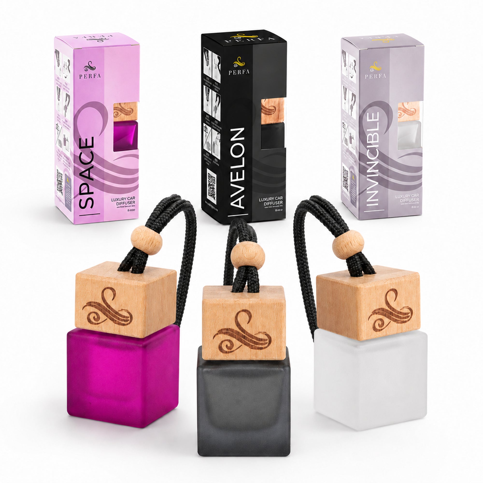 Pack of Three Car Diffusers