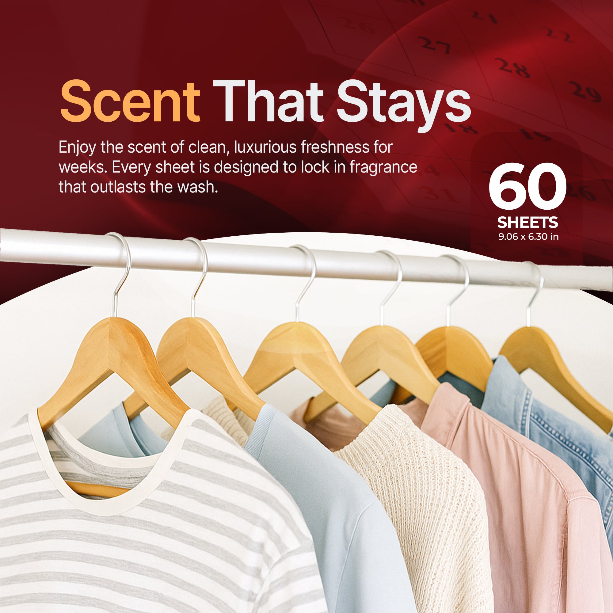 Dryer Sheets Carat Rouge Scent