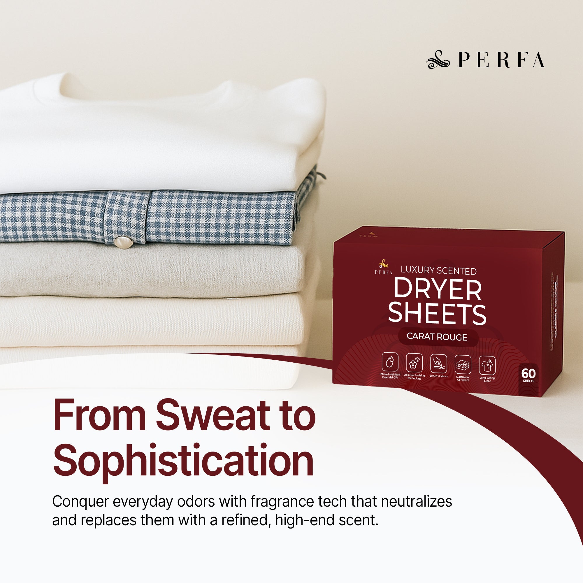 Dryer Sheets Carat Rouge Scent