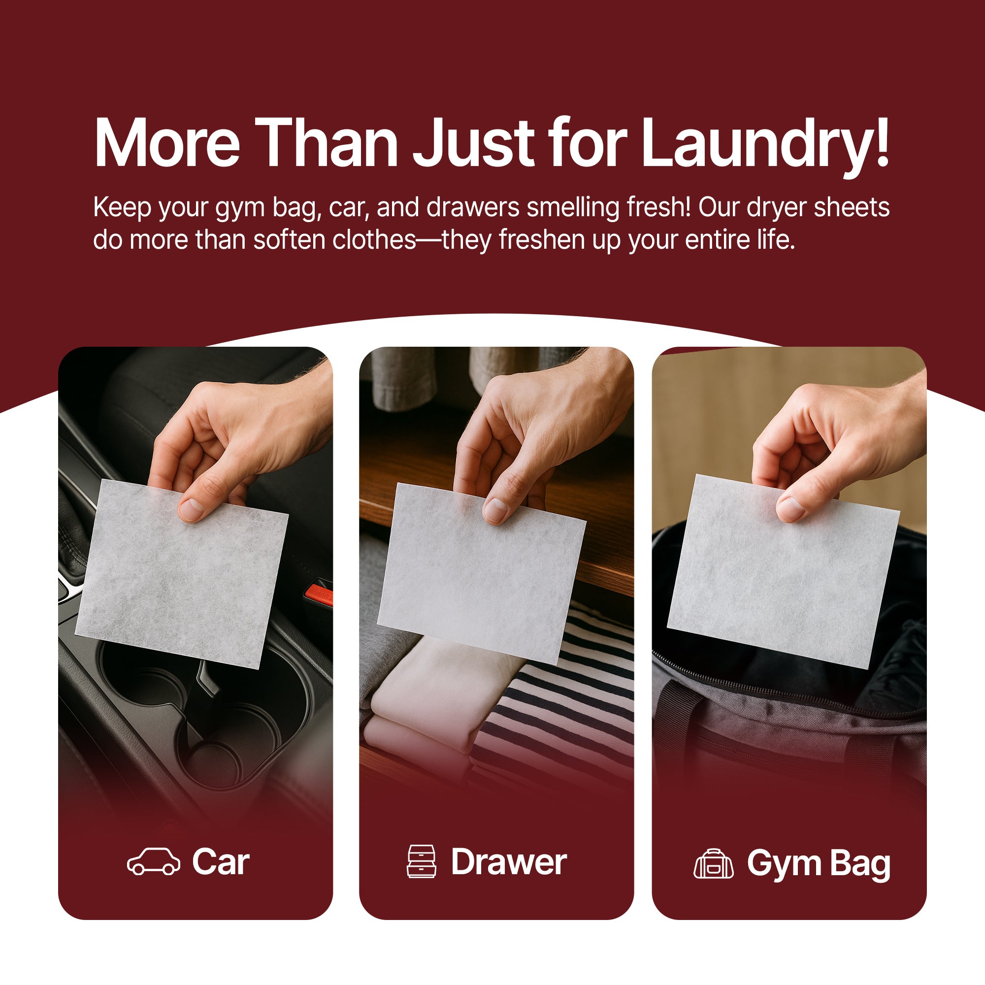 Dryer Sheets Carat Rouge Scent