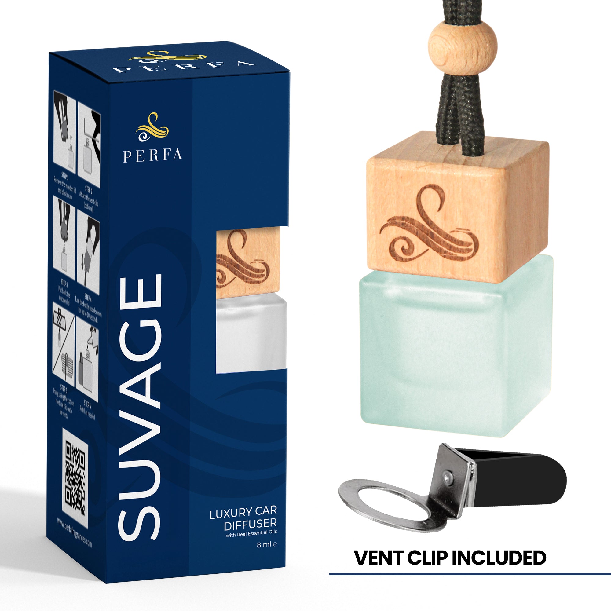 SUVAGE WHITE | Car Diffuser – Perfa Fragrances