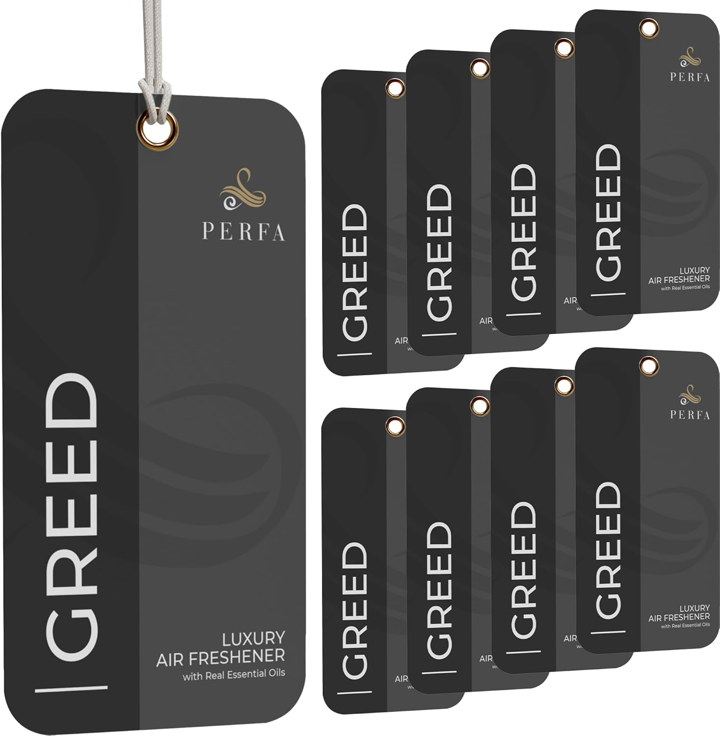 Greed Disposable Air Fresheners for Men Pack of 9