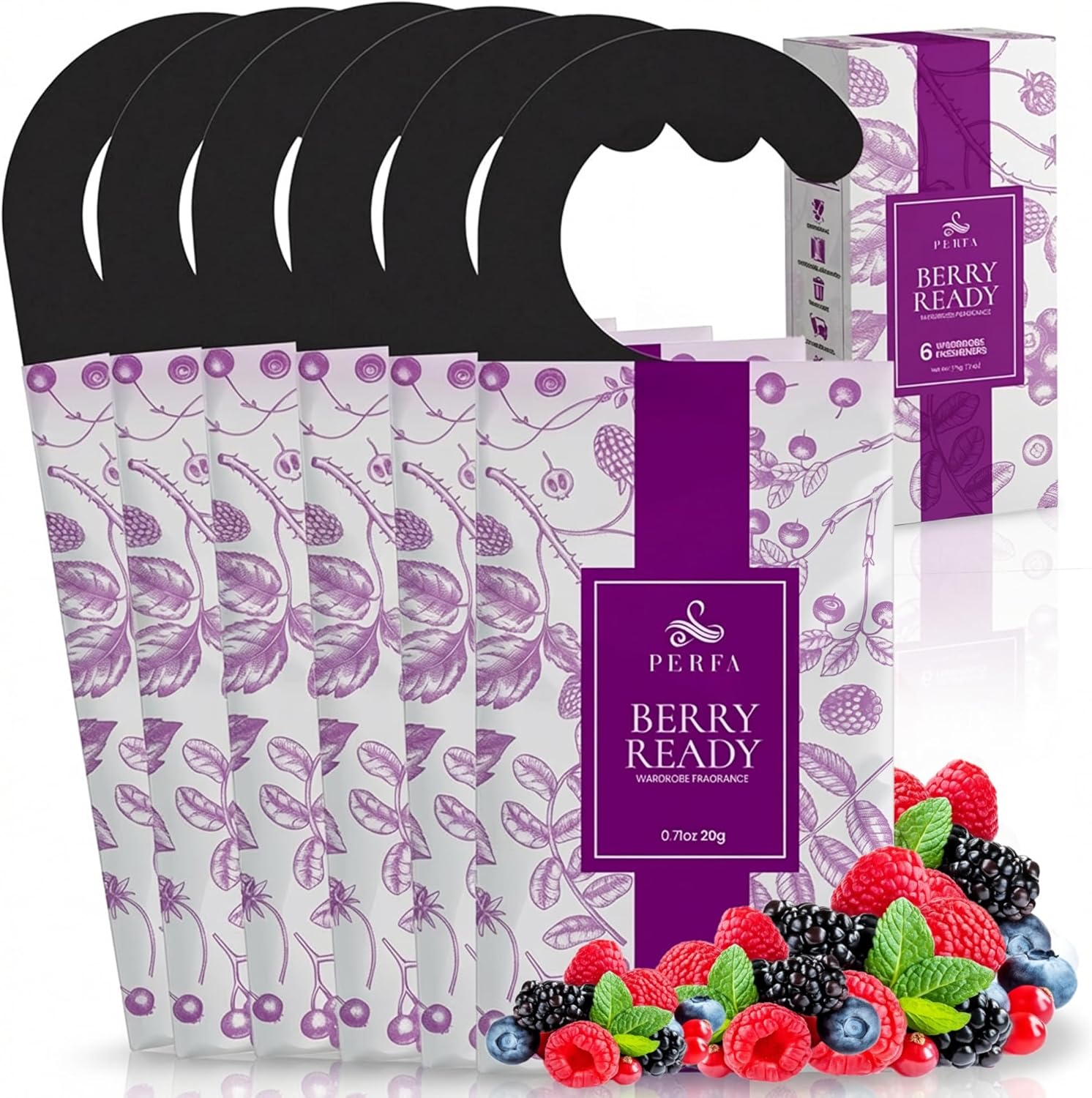 Closet Deodorizer Berry 6 Pack