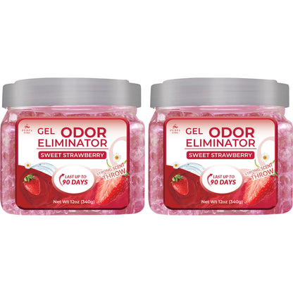 Gel Air Freshener Strawberry Pack of 2