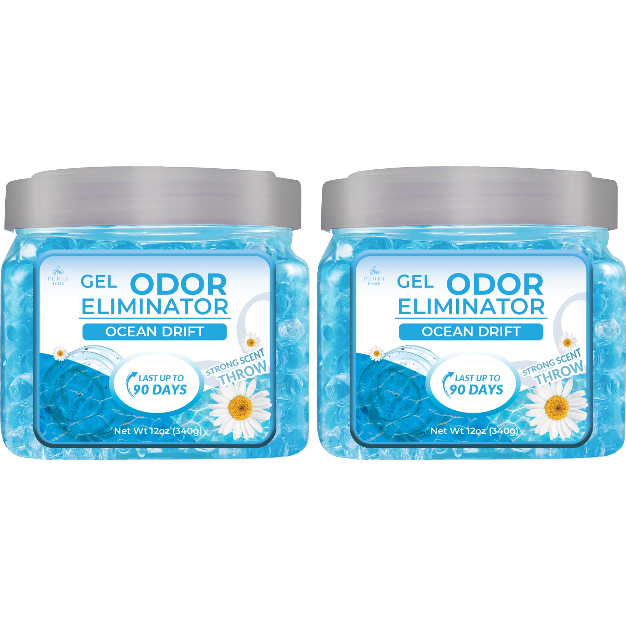 Gel Air Freshener | Ocean Drift (Pack of 2)