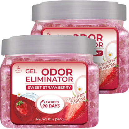 Gel Air Freshener Strawberry Pack of 2
