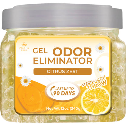 Gel Air Freshener Citrus Zest Pack of 2