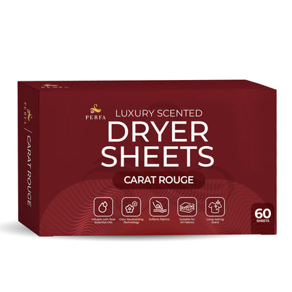 Dryer Sheets Carat Rouge Scent