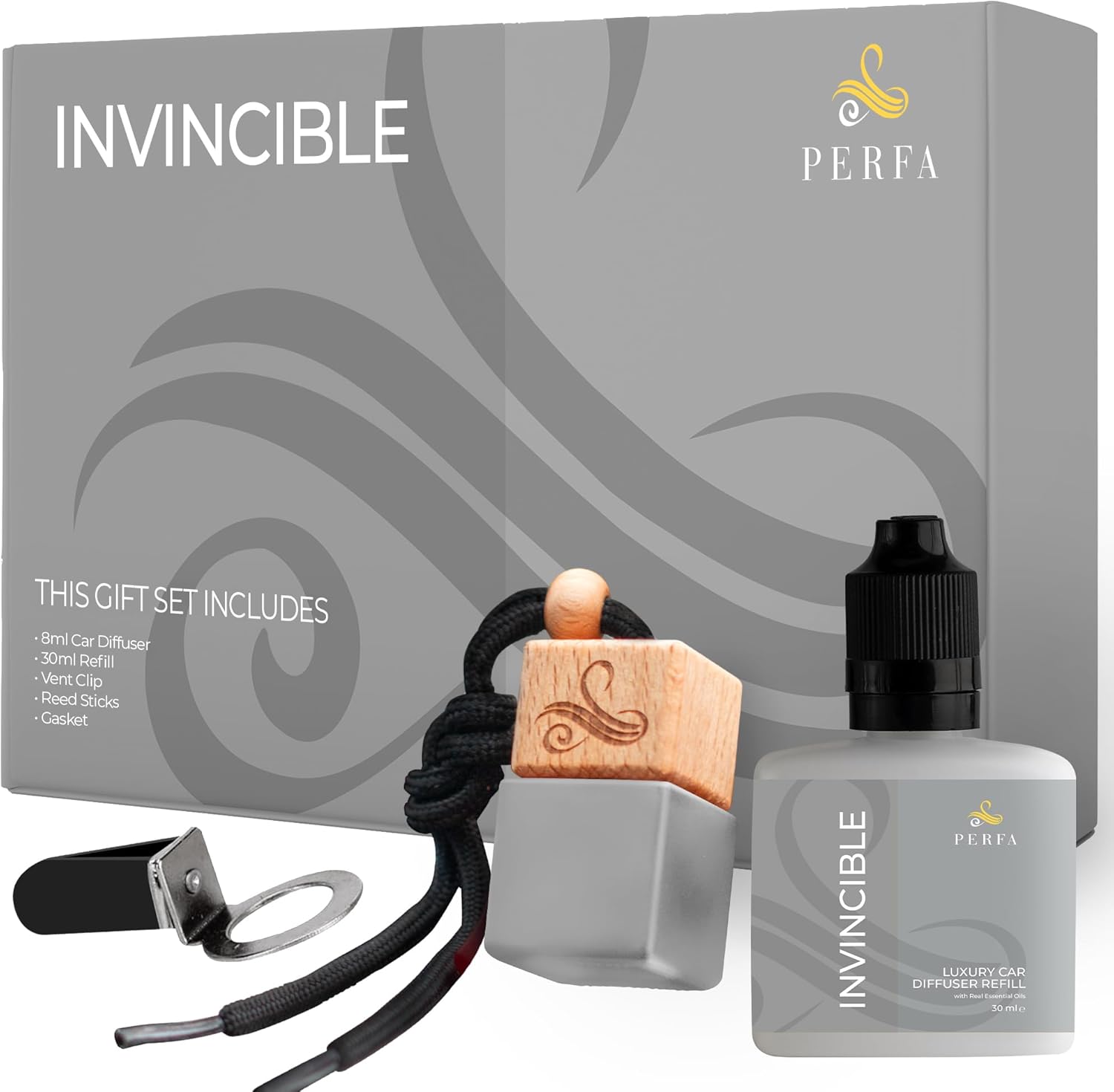 INVINCIBLE | GIFT SET WITH 30ML REFILL BOTTLE