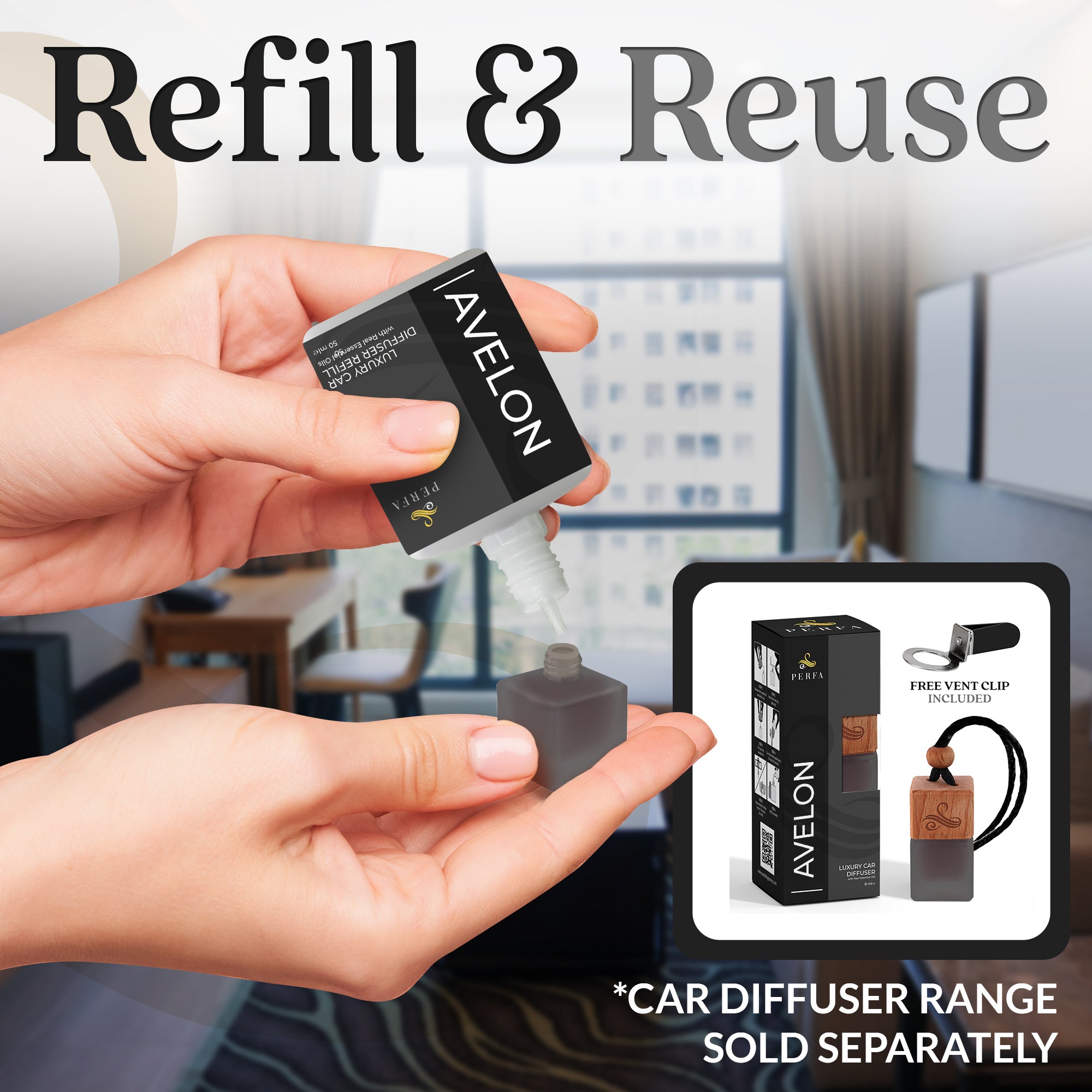 AVELON | Car Diffuser Refill 50ML